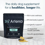 ARTERRA - Arterra Pet Science Senior Dog Powder Supplement & Food Topper 30 Servicios 290Gr. - The Red Vitamin MX - Suplementos Herbales Para Perros - {{ shop.shopifyCountryName }}