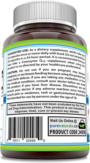 PURE NATURALS - Pure Naturals Red Yeast Rice 1200Mg. 480 Capsulas - The Red Vitamin MX - Suplementos Alimenticios - {{ shop.shopifyCountryName }}