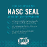 VetIQ Skin and Coat Supplement for Dogs 60 Masticables
