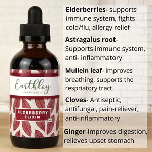 EARTHLEY - Earthley Elderberry Herbal Extract 4 Fl.Oz. - The Red Vitamin MX - Suplementos Alimenticios - {{ shop.shopifyCountryName }}