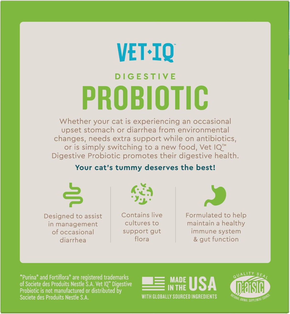 VetIQ Probiotic Powder for Cats 30 Paquetes