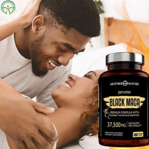 MOTHER NATURE - Mother Nature Organic Black Maca Root Extract 180 Capsulas - The Red Vitamin MX - Suplementos Alimenticios - {{ shop.shopifyCountryName }}