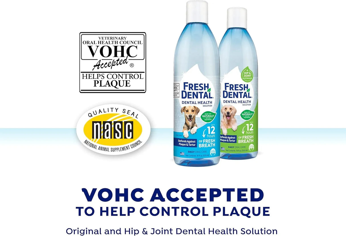 NATUREL PROMISE - Naturel Promise Fresh Dental Water Additive for Dogs 533Ml. - The Red Vitamin MX - Cuidado Dental Para Perros - {{ shop.shopifyCountryName }}