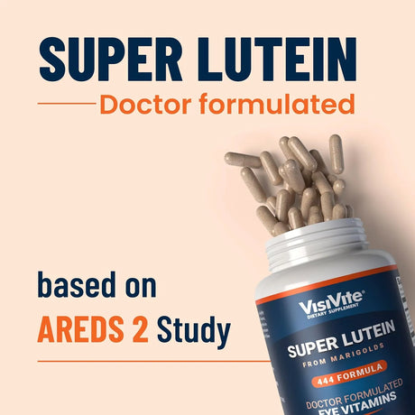 VISIVITE - VisiVite Super Lutein 444 Eye Lutein Max Vision Vitamins 30 Capsulas - The Red Vitamin MX - Suplementos Alimenticios - {{ shop.shopifyCountryName }}
