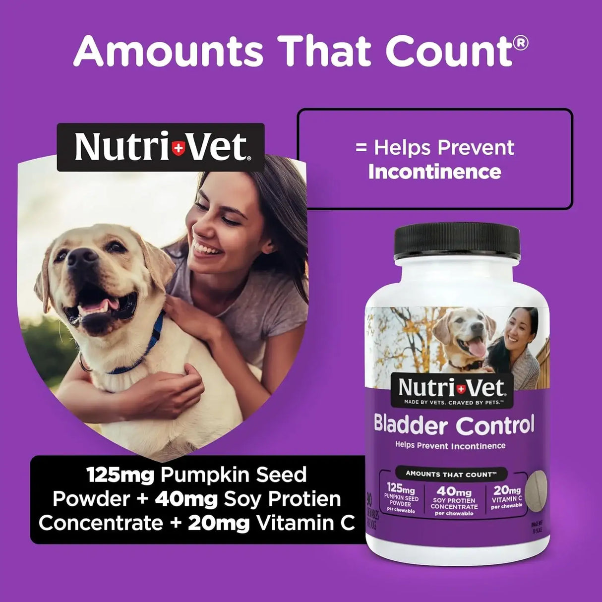 NUTRI-VET - Nutri-Vet Bladder Control 90 Tabletas - The Red Vitamin MX - Salud De Tracto Urinario Para Perros - {{ shop.shopifyCountryName }}