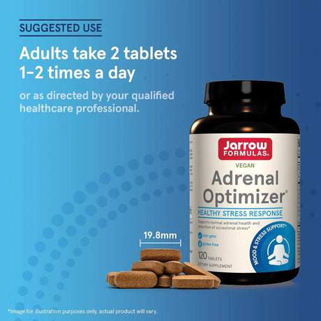 JARROW FORMULAS - Jarrow Formulas Adrenal Optimizer 120 Tabletas - The Red Vitamin MX - Suplementos Alimenticios - {{ shop.shopifyCountryName }}