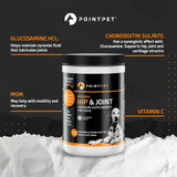 POINTPET - PointPet Hip & Joint Glucosamine for Dogs Peanut Butter & Pumpkin Flavor 120 Masticables - The Red Vitamin MX - Cuidado De Cadera Y Articulaciones Para Perros - {{ shop.shopifyCountryName }}