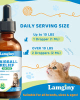 LAMGINY Hairball Relief for Cats 60Ml.