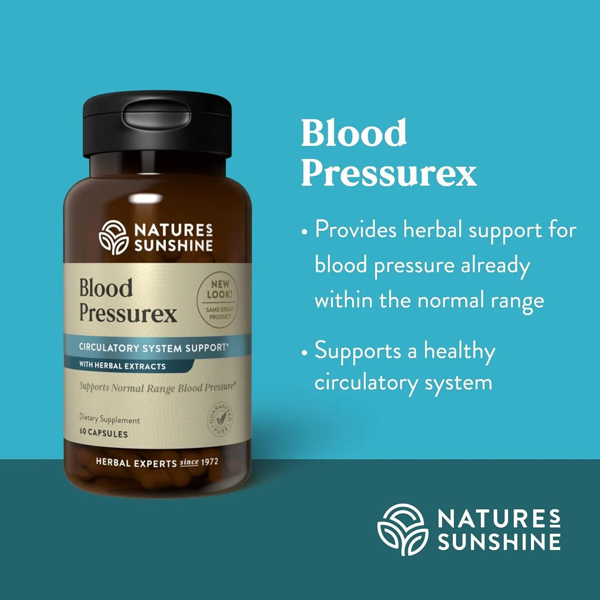 NATURES SUNSHINE - Nature's Sunshine Blood Pressurex 60 Capsulas - The Red Vitamin MX - Suplementos Alimenticios - {{ shop.shopifyCountryName }}