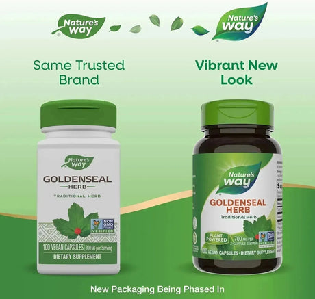 NATURE'S WAY - Nature's Way Goldenseal 700Mg. 100 Capsulas - The Red Vitamin MX - Suplementos Alimenticios - {{ shop.shopifyCountryName }}