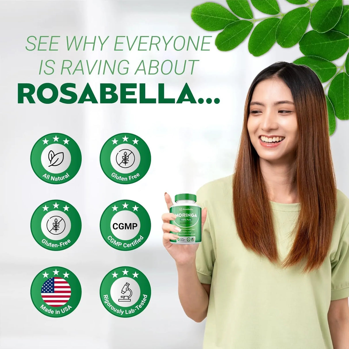 ROSABELLA - Rosabella Moringa 60 Capsulas 2 Pack - The Red Vitamin MX - Suplementos Alimenticios - {{ shop.shopifyCountryName }}