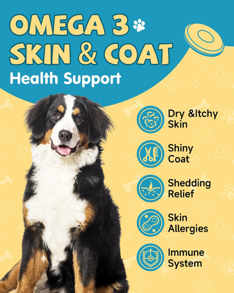 EAGOUDIARY - EagouDiary Salmon Oil Chews for Dogs 120 Masticables - The Red Vitamin MX - Aceite De Pescado Para Perros - {{ shop.shopifyCountryName }}