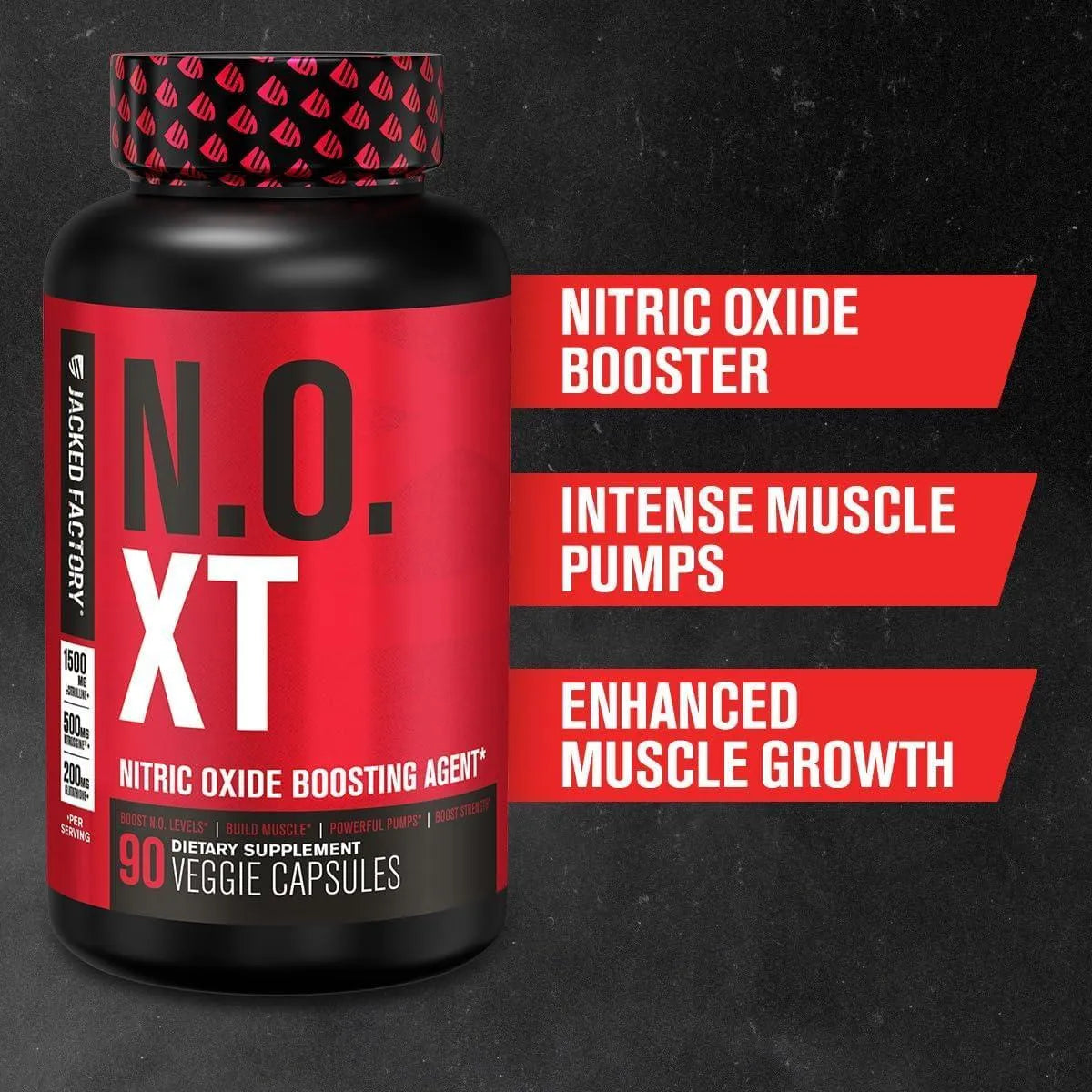 JACKED FACTORY - Jacked Factory N.O. XT Nitric Oxide 180 Capsulas - The Red Vitamin MX - Suplementos Alimenticios - {{ shop.shopifyCountryName }}