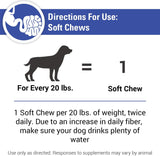 Vet Classics No Scoot Dog Supplements for Healthy Anal Gland Function 120 Masticables