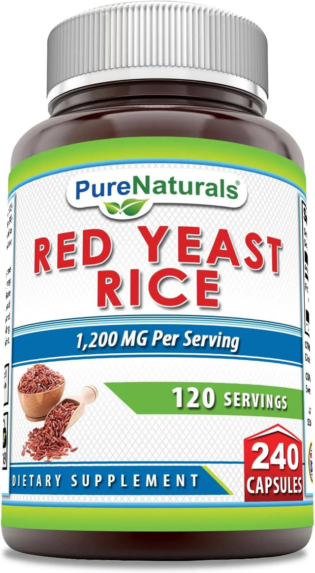 PURE NATURALS - Pure Naturals Red Yeast Rice 1200Mg. 240 Capsulas - The Red Vitamin MX - Suplementos Alimenticios - {{ shop.shopifyCountryName }}
