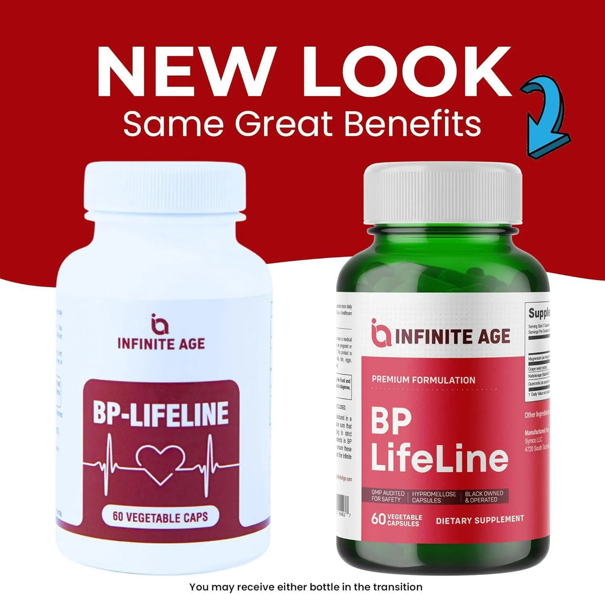 INFINITE AGE - INFINITE AGE BP Lifeline 60 Capsulas - The Red Vitamin MX - Suplementos Alimenticios - {{ shop.shopifyCountryName }}