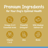 K9-Innovations Daily Skin & Coat Dog Chews Salmon Flavor 120 Masticables