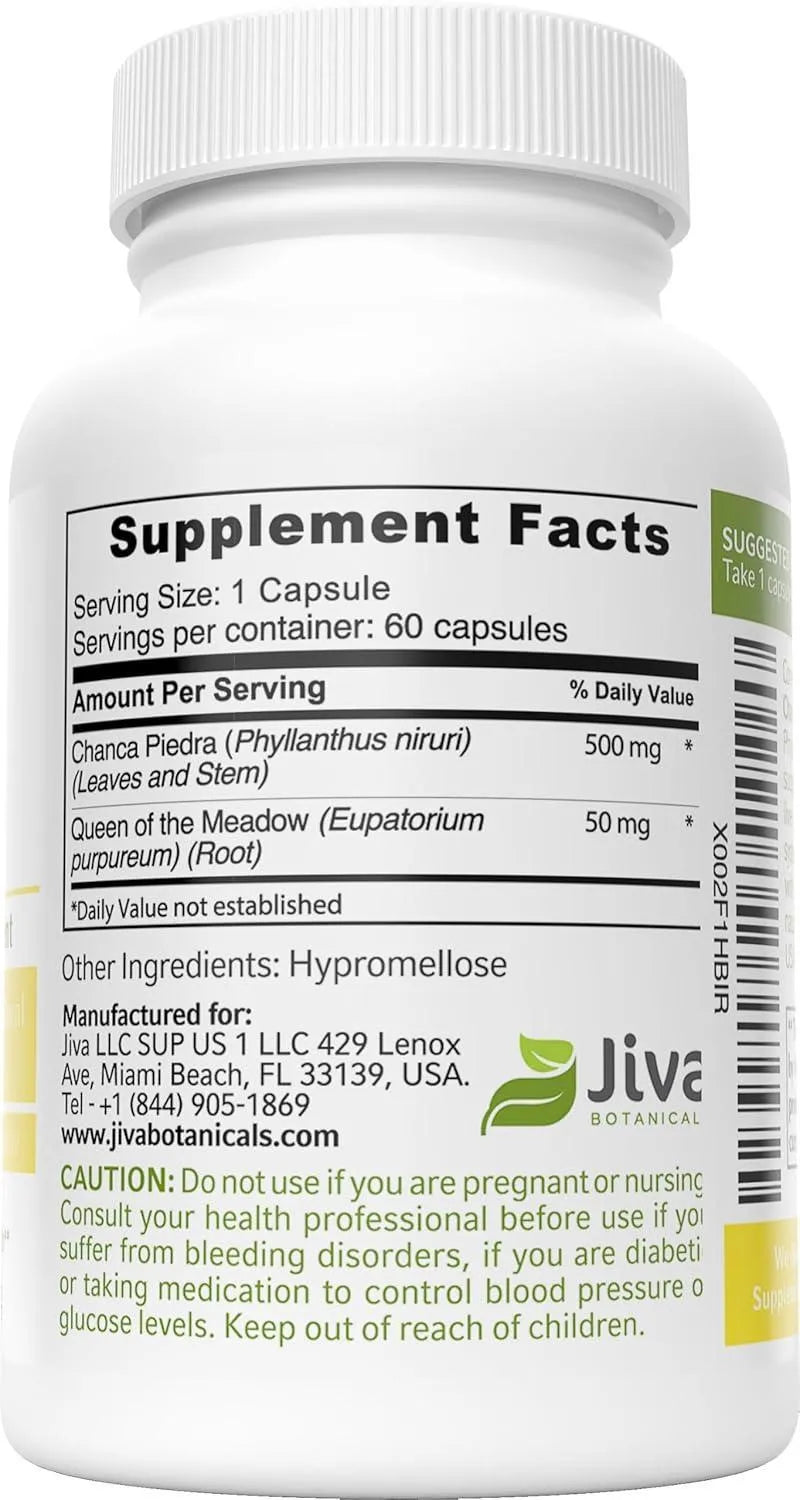 JIVA BOTANICALS - Jiva Botanicals Chanca Piedra 550Mg. 60 Capsulas - The Red Vitamin MX - Suplementos Alimenticios - {{ shop.shopifyCountryName }}