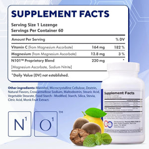 N1O1 - N1O1 Nitric Oxide 60 Tabletas Solubles - The Red Vitamin MX - Suplementos Alimenticios - {{ shop.shopifyCountryName }}