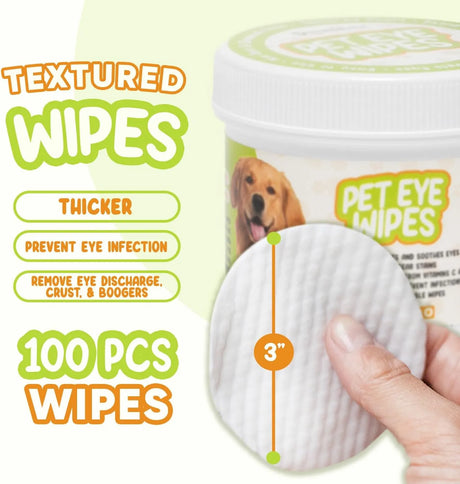 GOECOVITA - GoEcoVita Pet Eye Wipes for Dogs & Cats 100 Toallitas - The Red Vitamin MX - Cuidado De Los Ojos De Los Perros - {{ shop.shopifyCountryName }}