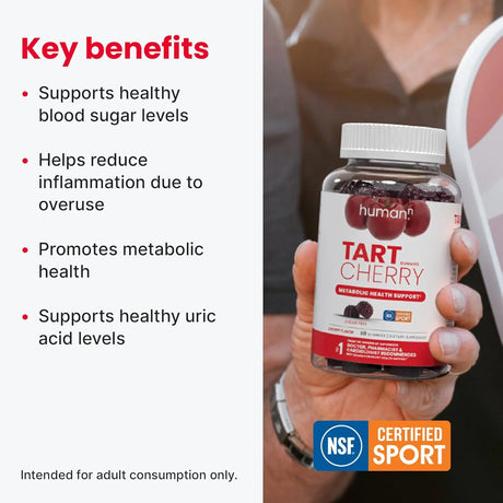 HUMANN - humanN Tart Cherry Gummies 60 Gomitas - The Red Vitamin MX - Suplementos Alimenticios - {{ shop.shopifyCountryName }}