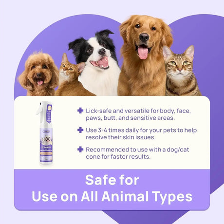 HICC PET - HICC PET Itch Relief Spray & Hot Spot Treatment for Dogs 10 Fl.Oz. - The Red Vitamin MX - Remedios Para La Picazón De Perros - {{ shop.shopifyCountryName }}