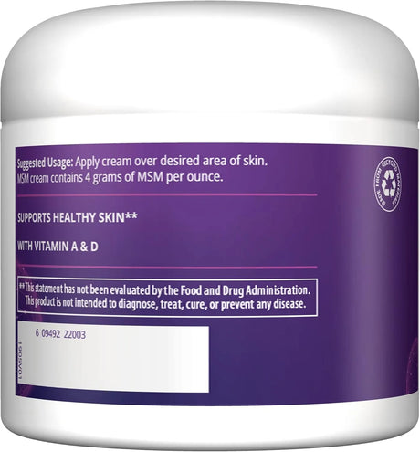 MRM - MRM MSM Cream 4 Oz. - The Red Vitamin MX - Suplementos Alimenticios - {{ shop.shopifyCountryName }}