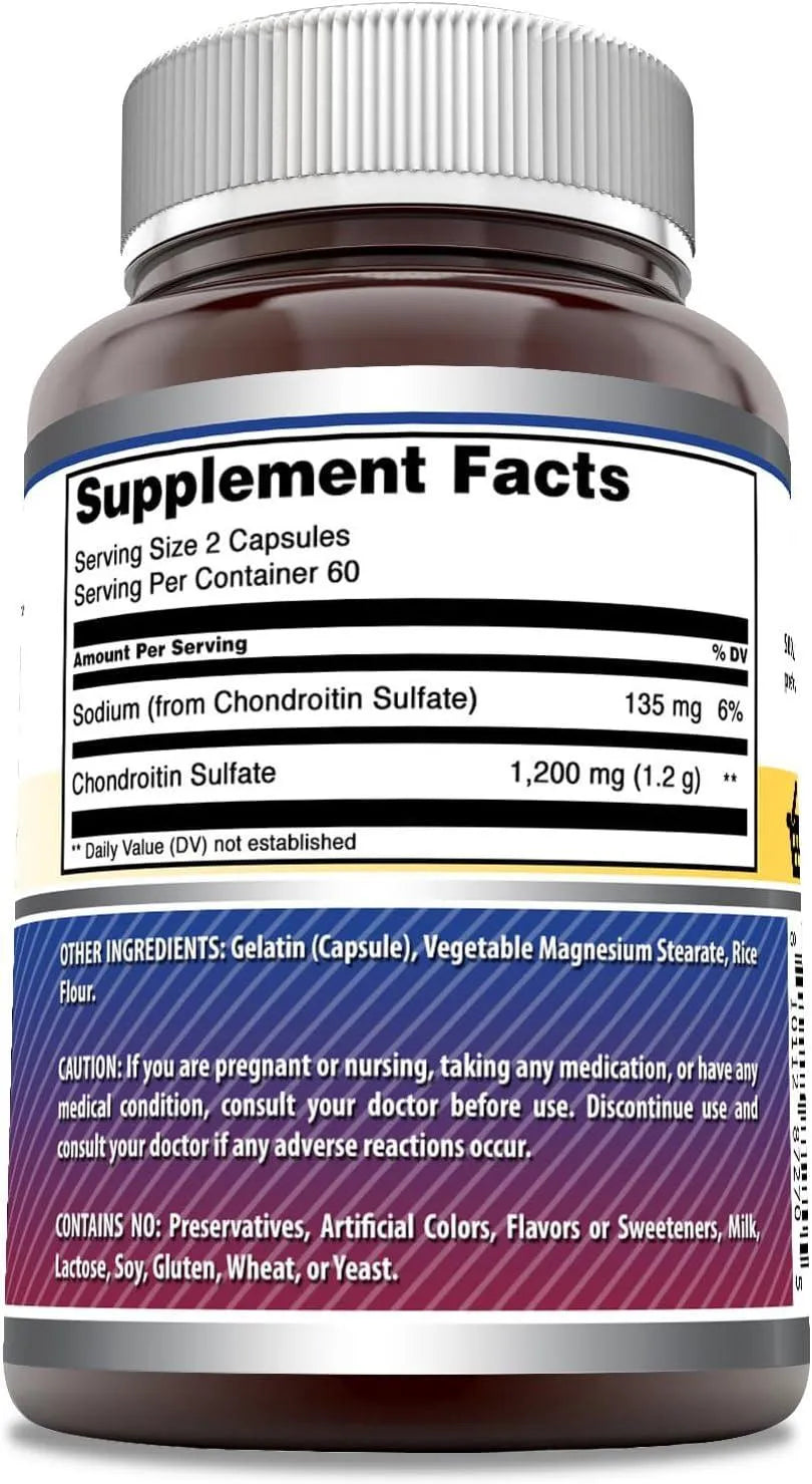 AMAZING FORMULAS - Amazing Formulas Chondroitin Sulfate 1200Mg. 120 Capsulas - The Red Vitamin MX - Suplementos Alimenticios - {{ shop.shopifyCountryName }}