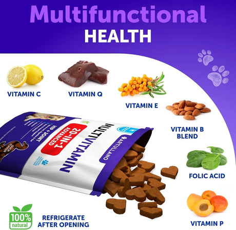 ARTULLANO - Artullano Dog Multivitamin Chewable with Glucosamine 20 in 1 70 Masticables - The Red Vitamin MX - Multivitamínicos Para Perros - {{ shop.shopifyCountryName }}