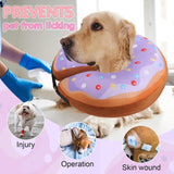 BEAUTYZOO Inflatable Donut Collar PURPLE MEDIUM