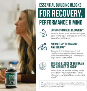 TRIQUETRA - Triquetra Health Plant Aminos Organic Essential Amino Acids EAAs & BCAA 360 Tabletas - The Red Vitamin MX - Suplementos Alimenticios - {{ shop.shopifyCountryName }}