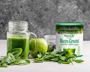 MacroLife Naturals Macro Greens Powder 90 Servicios 850Gr.