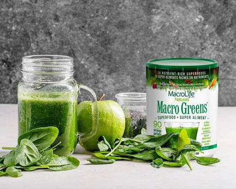 MACROLIFE NATURALS - MacroLife Naturals Macro Greens Powder 90 Servicios 850Gr. - The Red Vitamin MX - Suplementos Alimenticios - {{ shop.shopifyCountryName }}