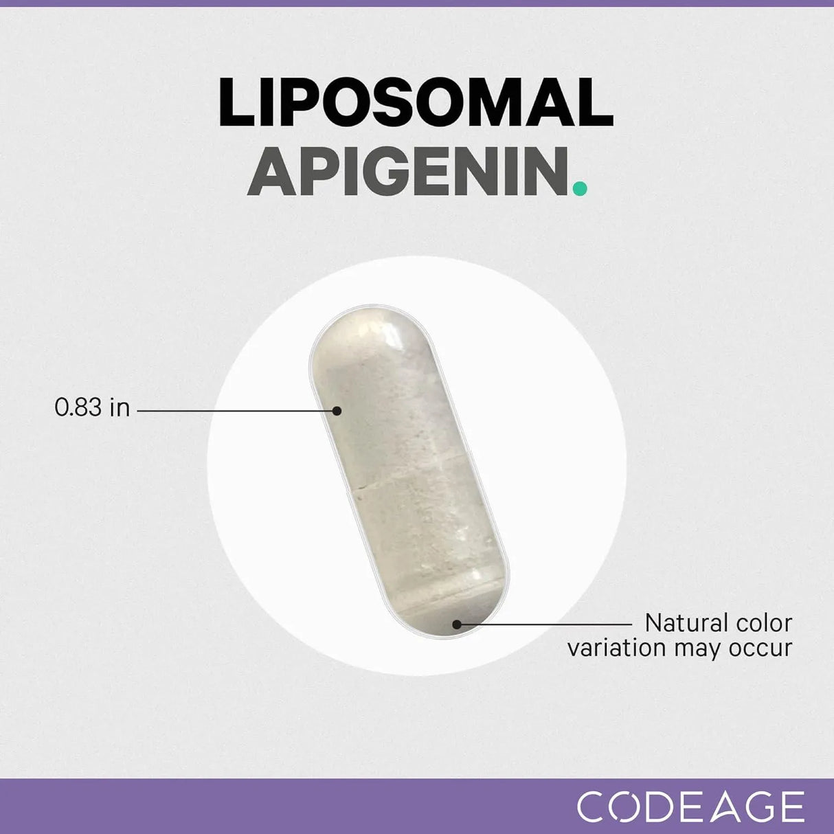 CODEAGE - Codeage Liposomal Apigenin 90 Capsulas - The Red Vitamin MX - Suplementos Alimenticios - {{ shop.shopifyCountryName }}