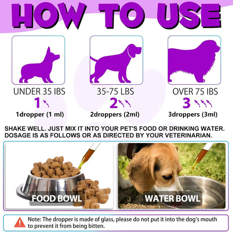 OIMMAL - OIMMAL 15 in 1 Dog Multivitamin Drops for Dogs 2 Fl.Oz. - The Red Vitamin MX - Multivitamínicos Para Perros - {{ shop.shopifyCountryName }}