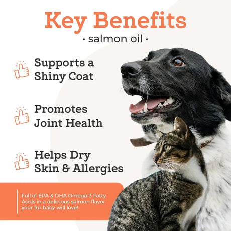 DR. JOSEPH'S - Dr. Joseph's VetPro Complete Pure Wild Alaskan Salmon Oil 16 Fl.Oz. - The Red Vitamin MX - Aceite De Pescado Para Perros - {{ shop.shopifyCountryName }}