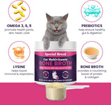 Special Breed Cat Multivitamin with Grass-Fed Beef Bone Broth 180Gr.