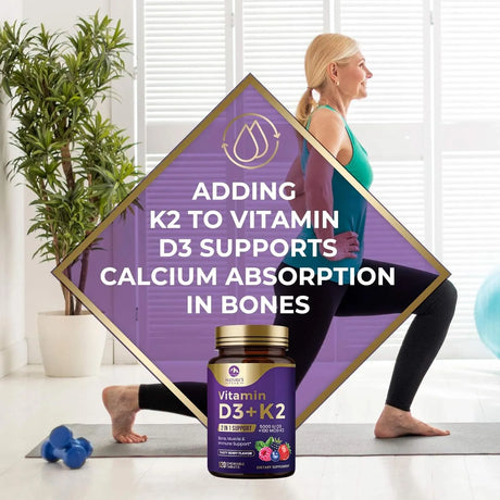 NATURE´S PEAK - Nature's Peak Vitamin D3 5000IU Plus K2 120 Tabletas Masticables - The Red Vitamin MX - Suplementos Alimenticios - {{ shop.shopifyCountryName }}