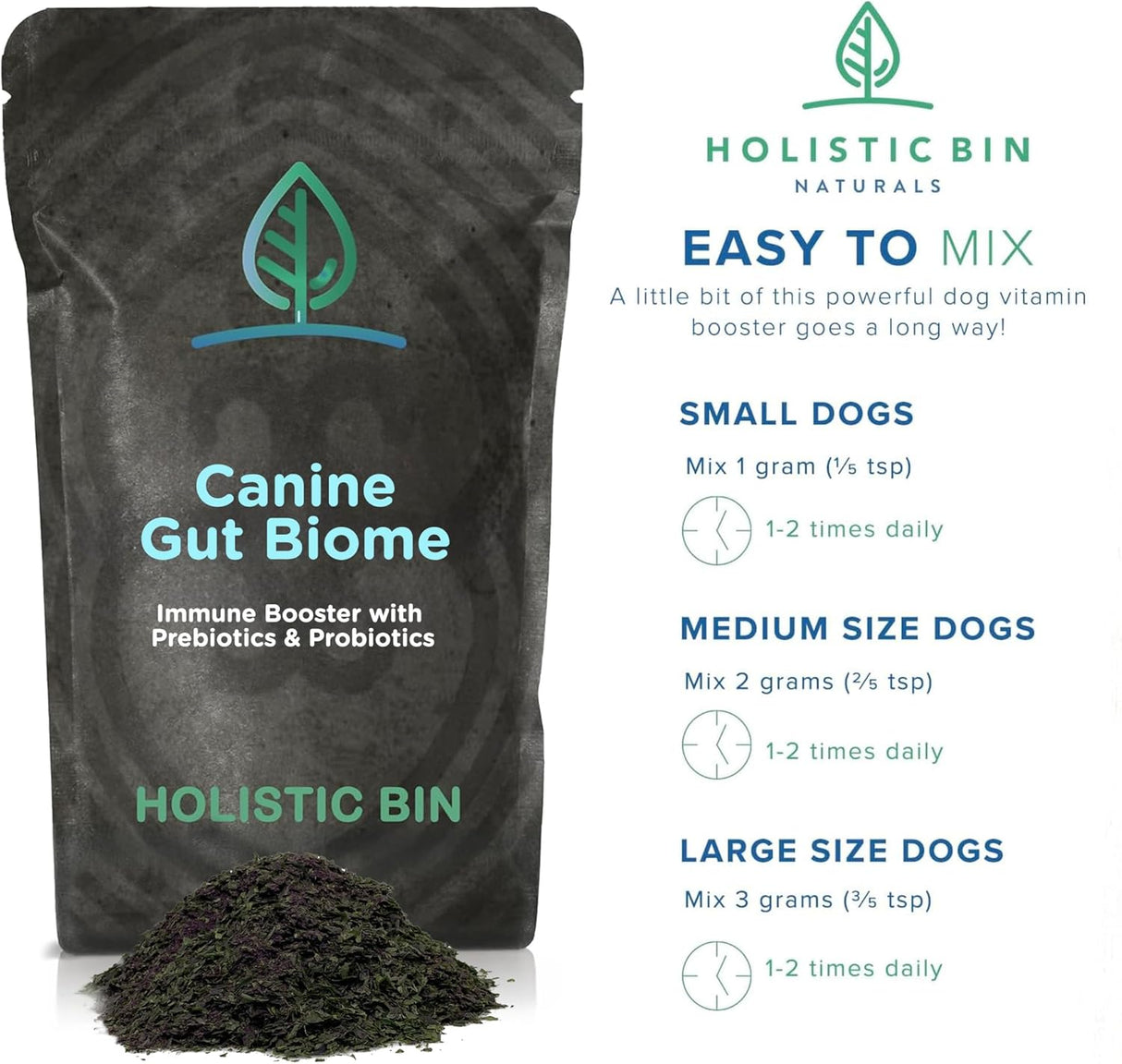HOLISTIC BIN - HOLISTIC BIN Canine Gut Biome Powder 50Gr. - The Red Vitamin MX - Probióticos Para Perros - {{ shop.shopifyCountryName }}