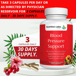 NUTRITION LABS - NUTRITION LABS Blood Pressure Support 90 Capsulas - The Red Vitamin MX - Suplementos Alimenticios - {{ shop.shopifyCountryName }}