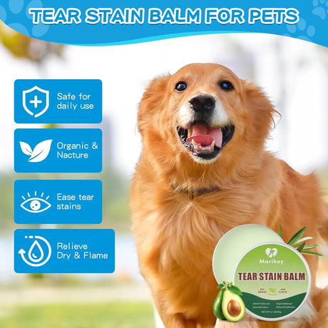 MORIKEY - Morikey Pet Tear Stain Remove Balm 60Gr. - The Red Vitamin MX - Cuidado De Los Ojos De Los Perros - {{ shop.shopifyCountryName }}