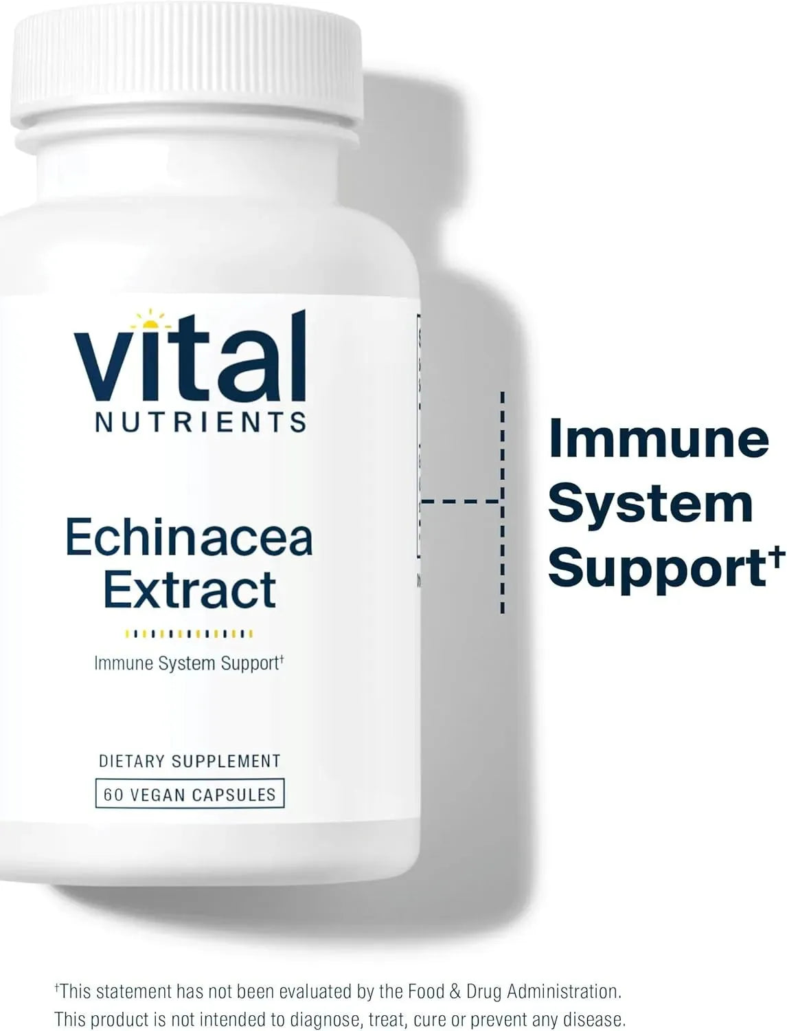 VITAL NUTRIENTS - Vital Nutrients Echinacea Extract 1000Mg. 60 Capsulas - The Red Vitamin MX - Suplementos Alimenticios - {{ shop.shopifyCountryName }}