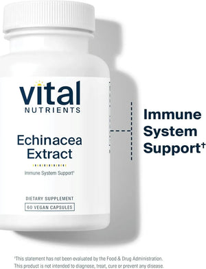 VITAL NUTRIENTS - Vital Nutrients Echinacea Extract 1000Mg. 60 Capsulas - The Red Vitamin MX - Suplementos Alimenticios - {{ shop.shopifyCountryName }}