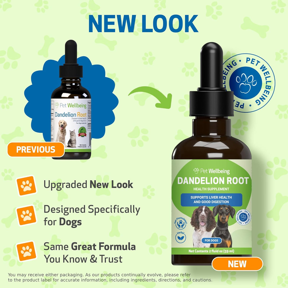 Pet Wellbeing Dandelion Root for Dogs Liver & Heart Health 2 Fl.Oz.