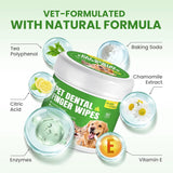 BUDDYCHEER - BuddyCheer No-Rinse Dog Dental Care Wipes Mint Flavor 50 Toallitas - The Red Vitamin MX - Cuidado Dental Para Perros - {{ shop.shopifyCountryName }}