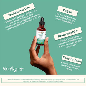 MARY RUTH ORGANICS - MaryRuth Organics Ginkgo Leaf Liquid Drops 30Ml. - The Red Vitamin MX - Suplementos Alimenticios - {{ shop.shopifyCountryName }}