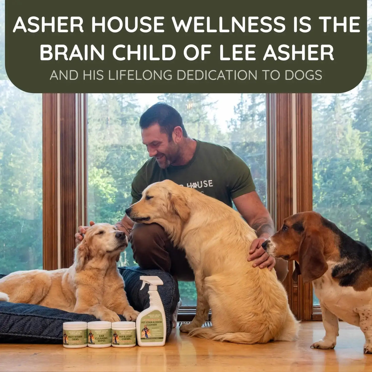ASHER HOUSE WELLNESS - Asher House Wellness Hip and Joint Supplement for Dogs 120 Masticables - The Red Vitamin MX - Cuidado De Cadera Y Articulaciones Para Perros - {{ shop.shopifyCountryName }}
