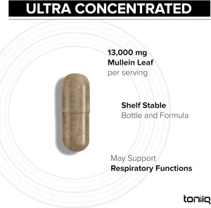 TONIIQ - Toniiq Mullein Leaf 13,000Mg. 120 Capsulas - The Red Vitamin MX - Suplementos Alimenticios - {{ shop.shopifyCountryName }}