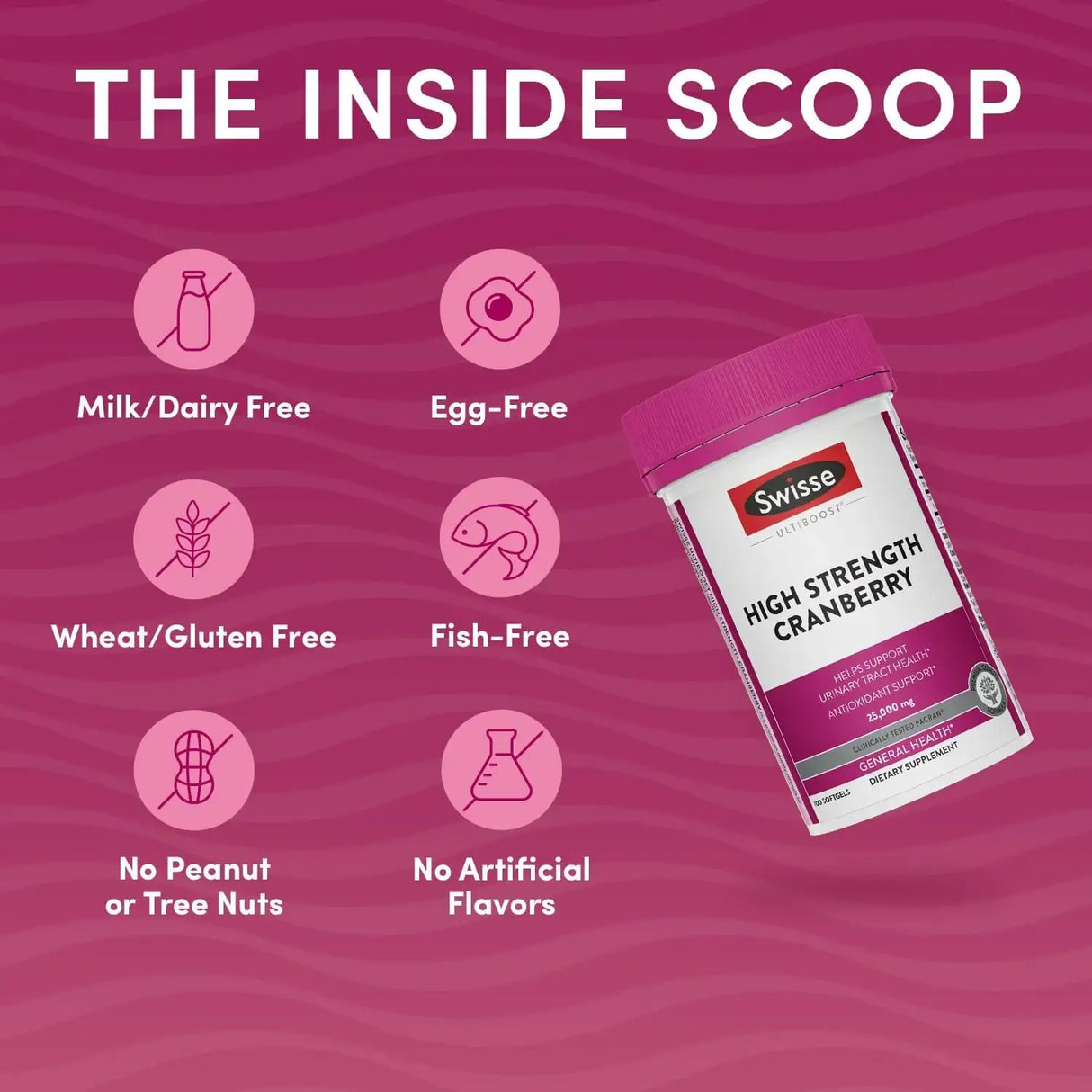 SWISSE - Swisse Cranberry Pills 100 Capsulas Blandas - The Red Vitamin MX - Suplementos Alimenticios - {{ shop.shopifyCountryName }}