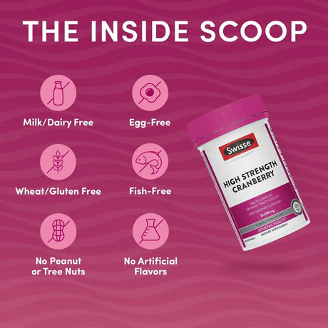 SWISSE - Swisse Cranberry Pills 100 Capsulas Blandas - The Red Vitamin MX - Suplementos Alimenticios - {{ shop.shopifyCountryName }}